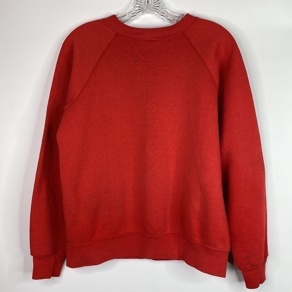 Vintage Winter In Wisconsin Raglan Sleeve Sweatshirt Size Medium - Picture 2 of 7